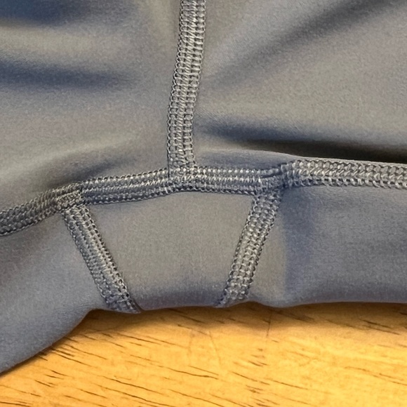 Athleta high rise medium petite Elation Flare Pant legging Lavender blue Gray - Picture 9 of 16